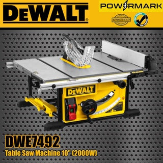 DEWALT DWE7492 Table Saw Machine 10" (2000W)