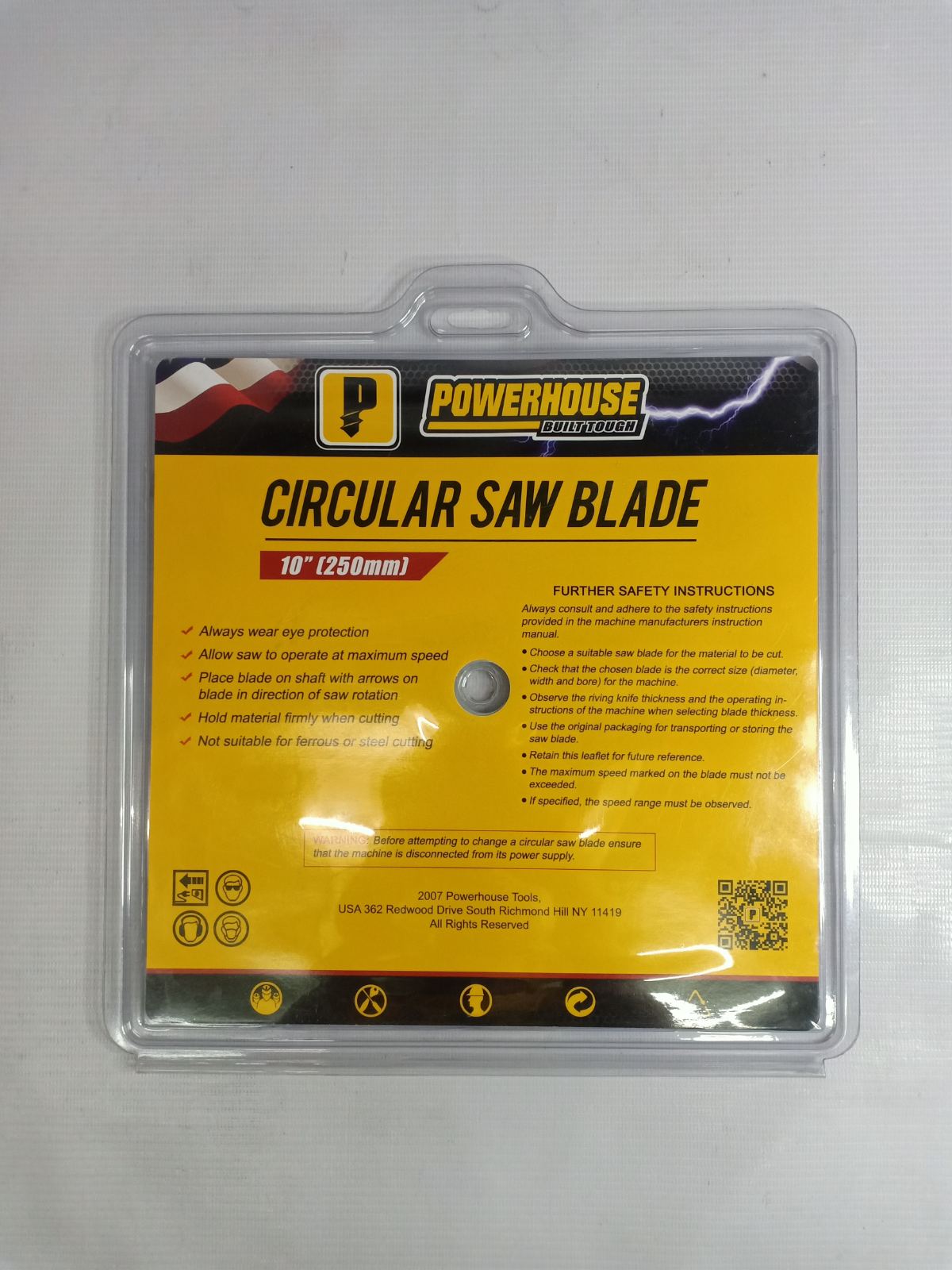 POWERHOUSE PH-CSWOOD-10"X30T Circular Saw Blade 10 inches for Wood 10" x 30T