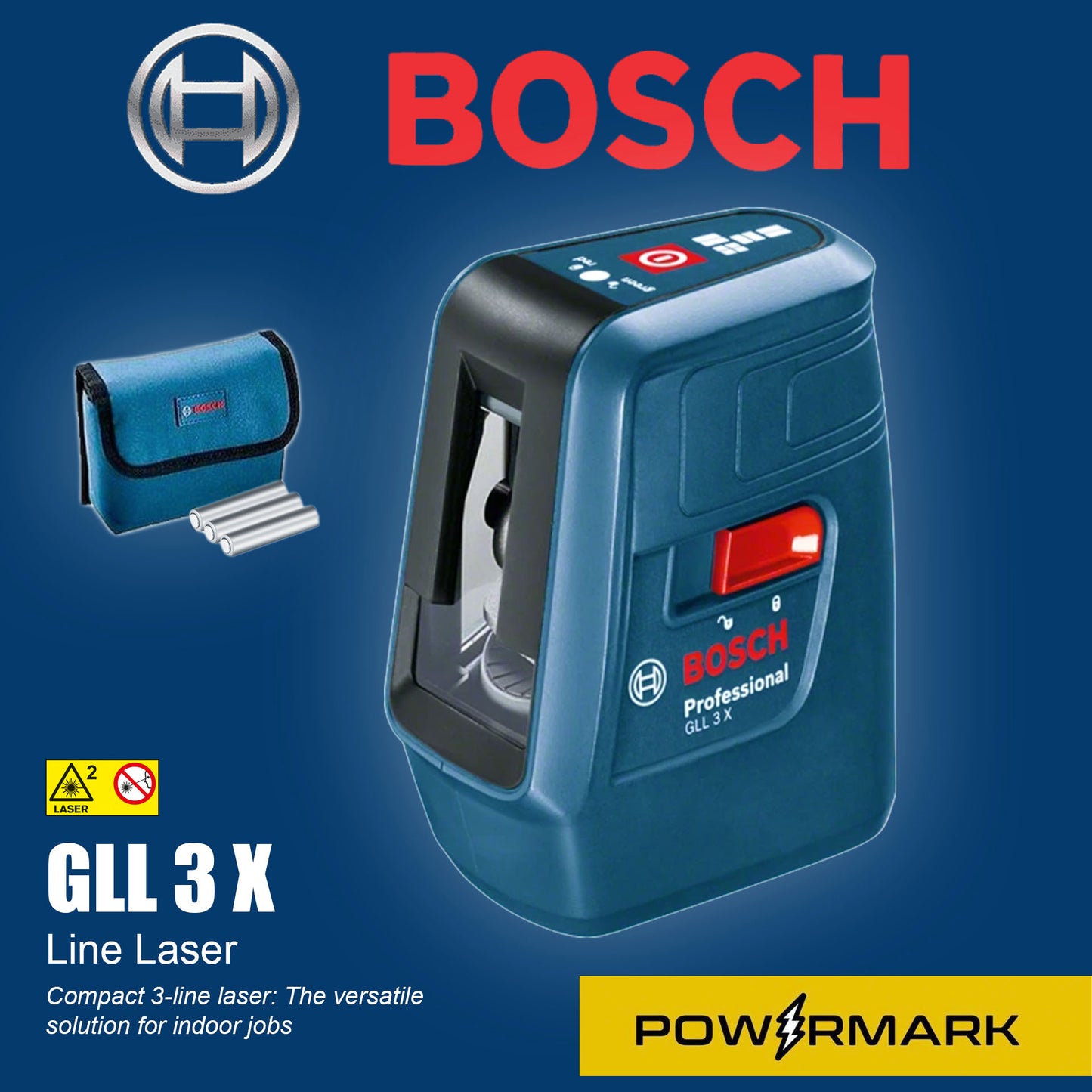 BOSCH GLL 3 X Line Laser