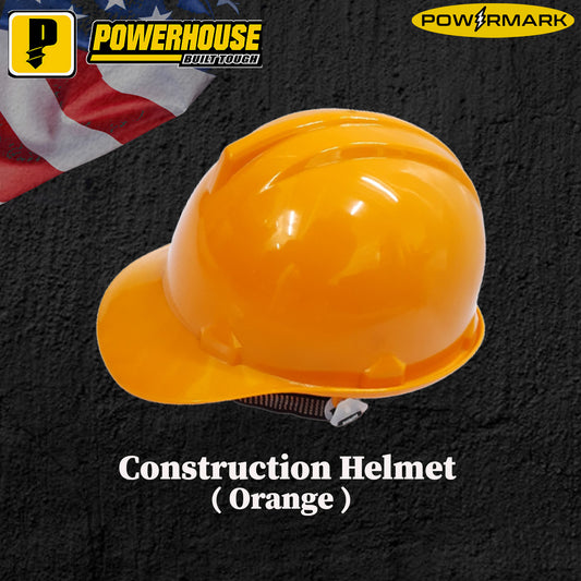 POWERHOUSE Construction Helmet (Orange)