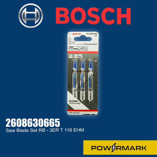 BOSCH 2608630665 Saw Blade Set RB - 3ER T 118 EHM