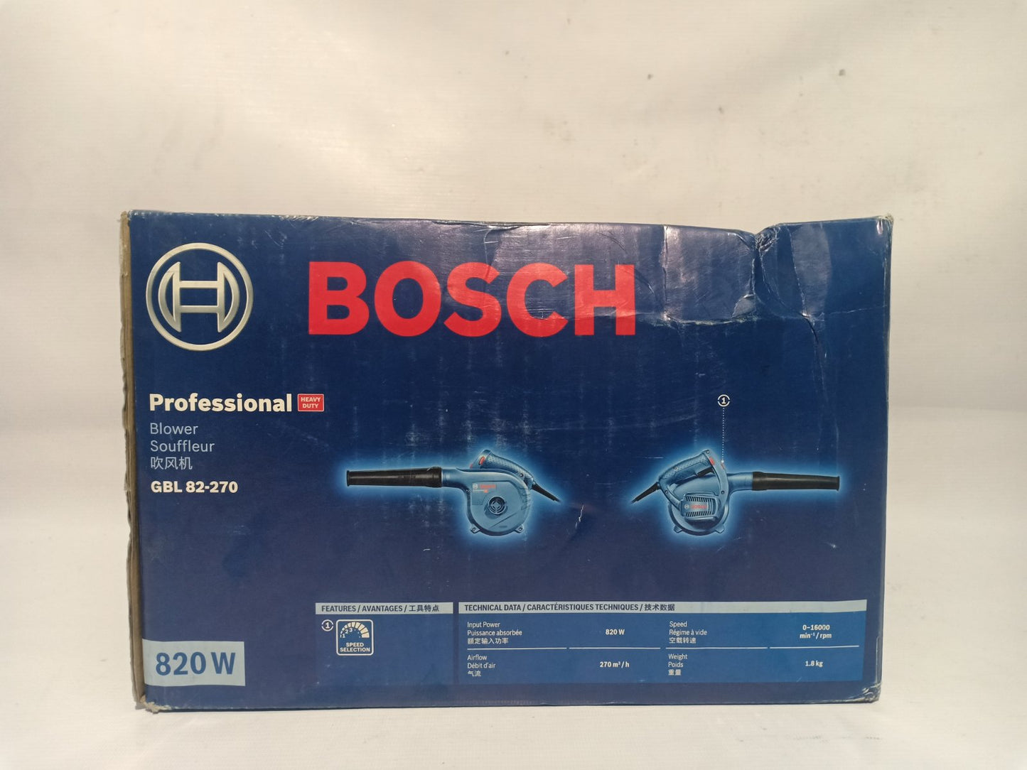 BOSCH GBL 82-270	Blower 800W