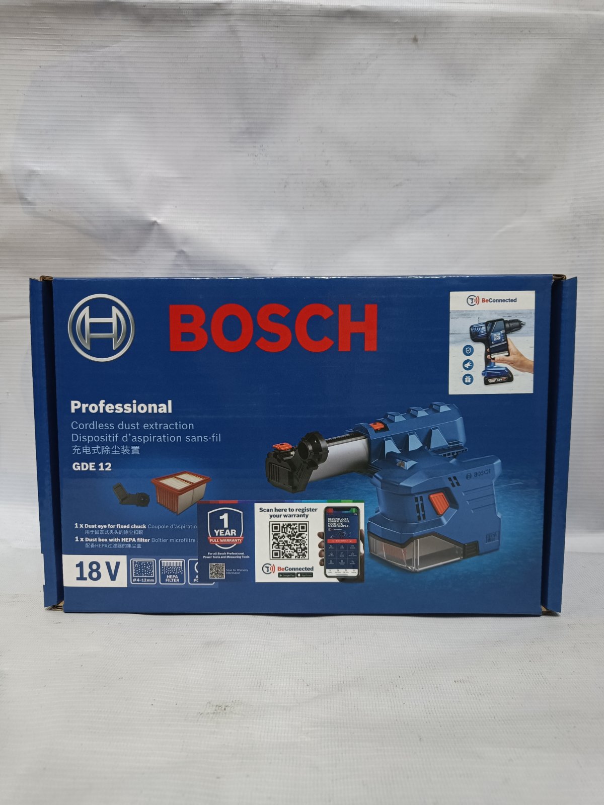 BOSCH GDE 12 Cordless Dust Extraction