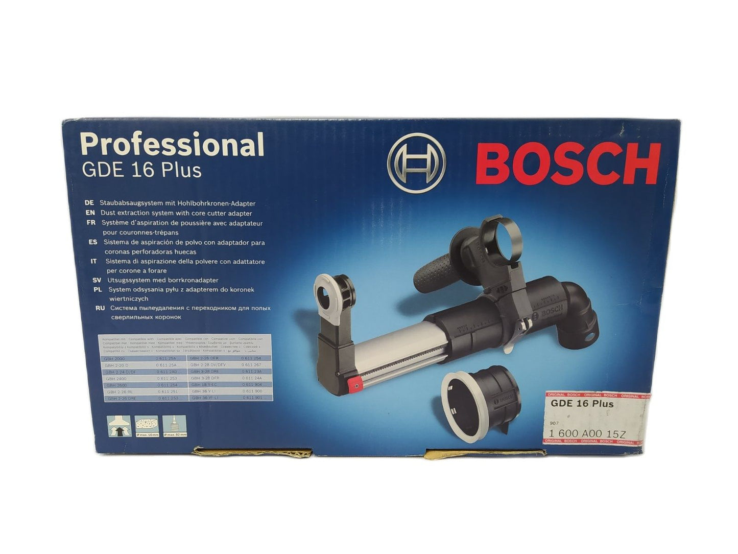 BOSCH GDE 16 PLUS Dust Extractor for SDS Plus Drilling