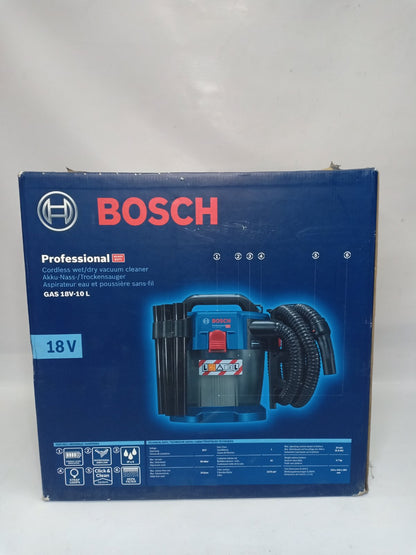 BOSCH GAS 18V-10 L Cordless Vacuum Cleaner / Dust Extractor (BARETOOL)