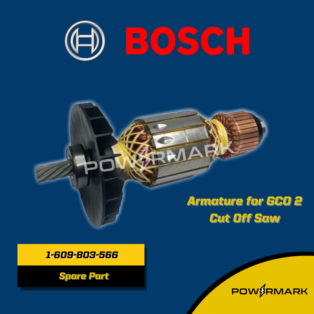 BOSCH 1609B03566 Armature for GCO 2 Cut Off Saw