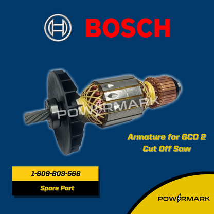 BOSCH 1609B03566 Armature for GCO 2 Cut Off Saw