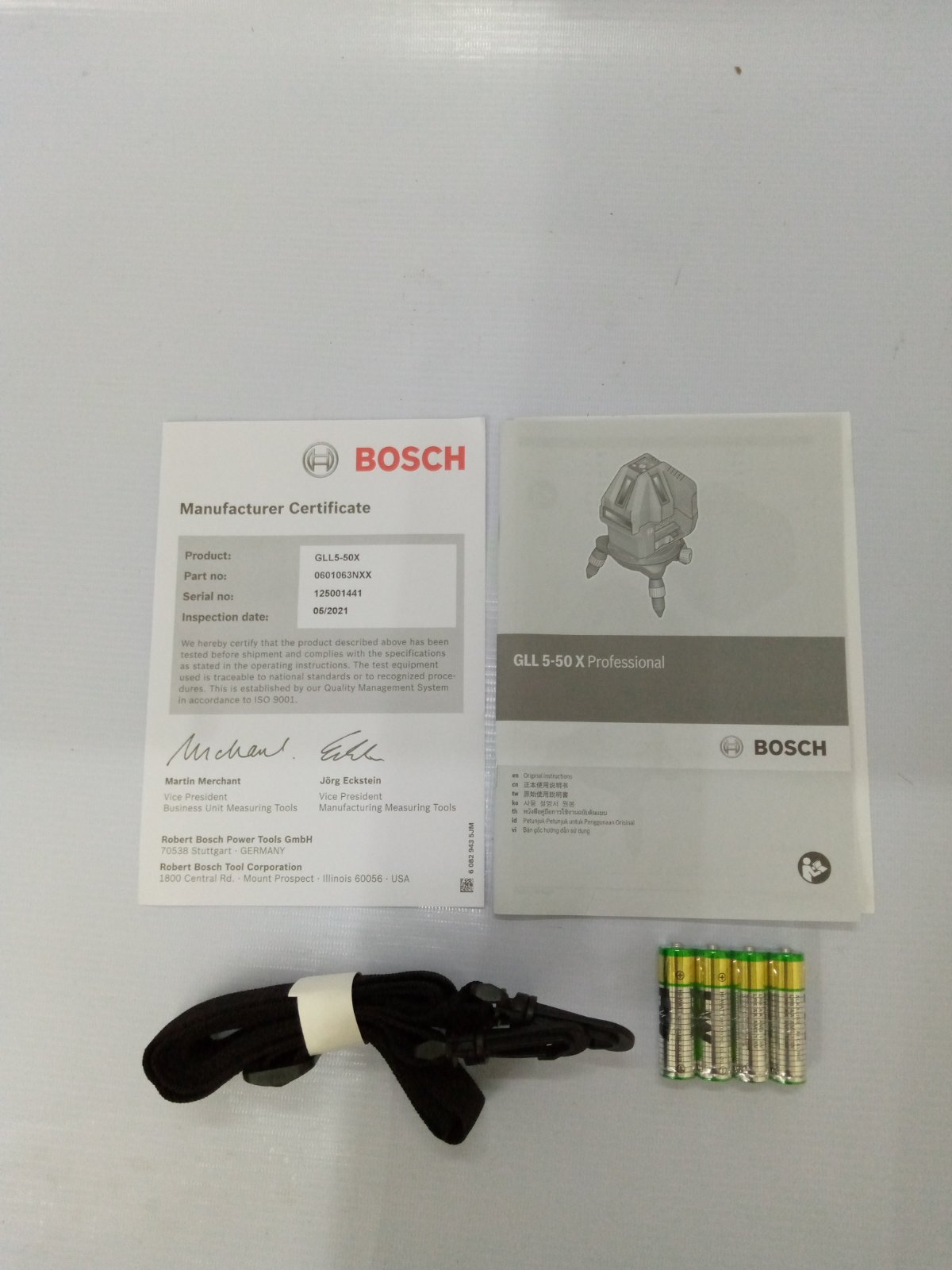 BOSCH GLL 5-50 X Line Laser