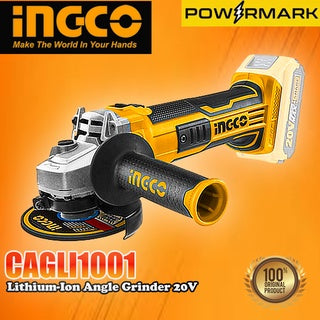 INGCO CAGLI1001 Lithium-Ion Angle Grinder 20V (BARETOOL)