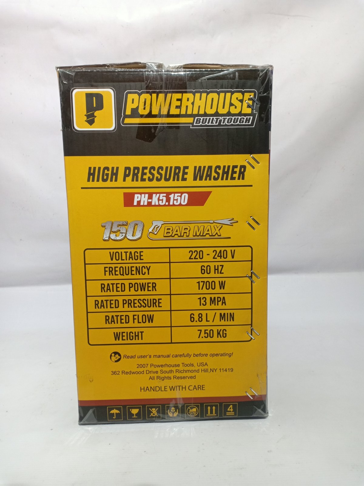 POWERHOUSE PH-K5.150 Pressure Washer 150 Bar (1,700 Watts)