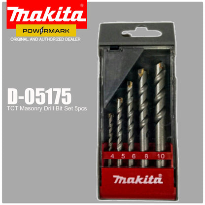 MAKITA D-05175 TCT Masonry Drill Bit Set 5pcs.