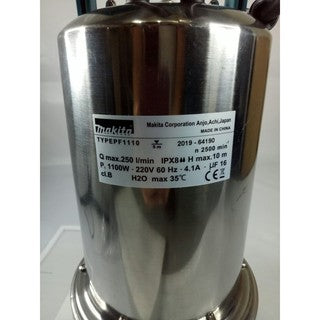 MAKITA PF1110 Submersible Pump Stainless Body 1100W (1-9/16″)