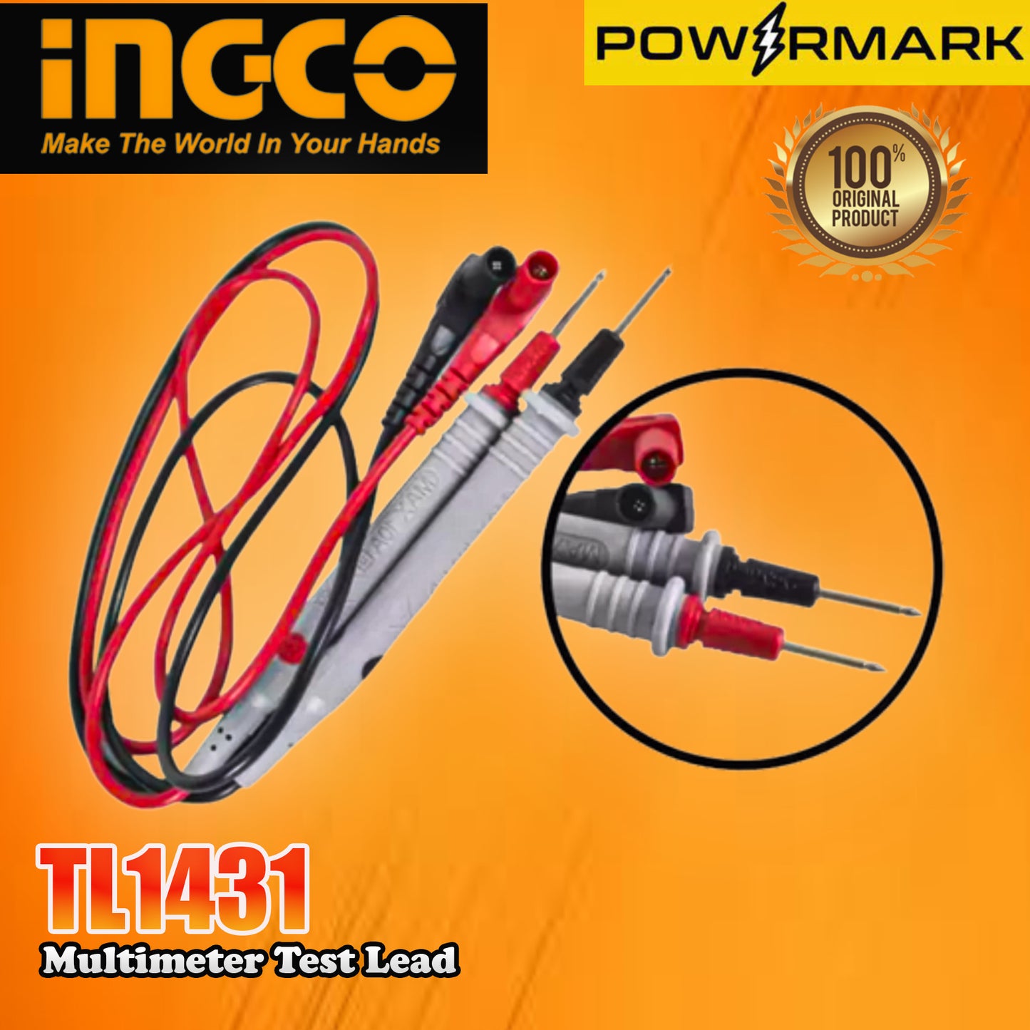 INGCO TL1431 Multimeter Test Lead