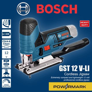 BOSCH GST 12 V-Li  Cordless Jigsaw (SOLO TOOL)