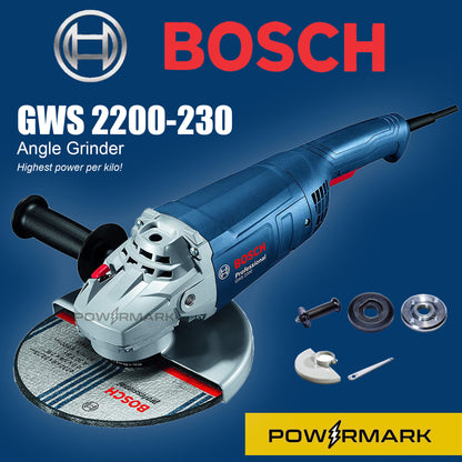 BOSCH GWS 2200-230 Professional Angle Grinder 220W