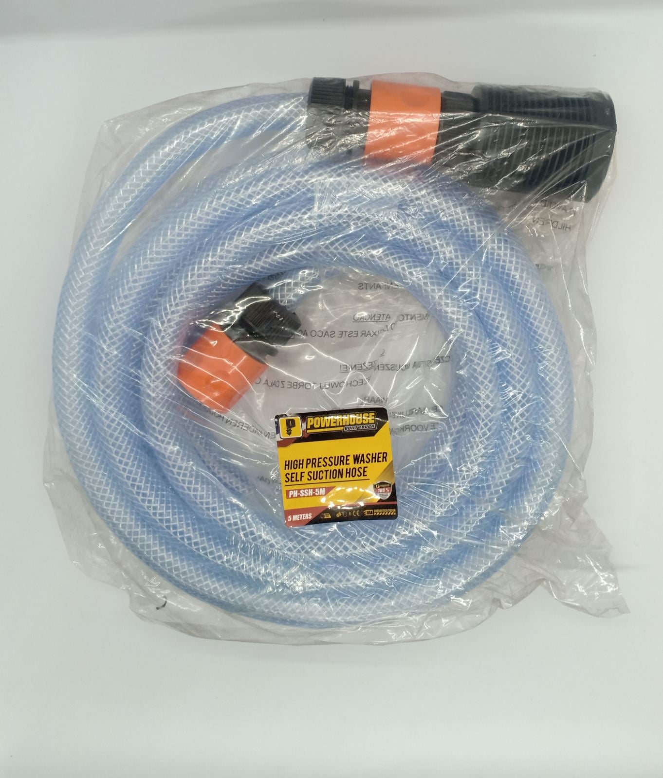 POWERHOUSE PH-SSH-5M High Pressure Washer Self-Suction Hose 5 meters