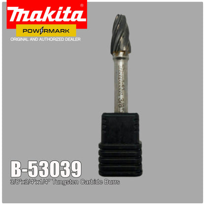 MAKITA B-53095 Tungsten Carbide Burrs 3/8″x3/4″x1/4″