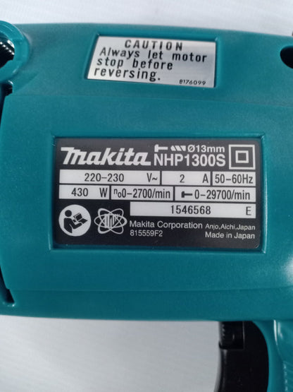 MAKITA NHP1300S Hammer Drill 430W (1/2″) Made in Japan