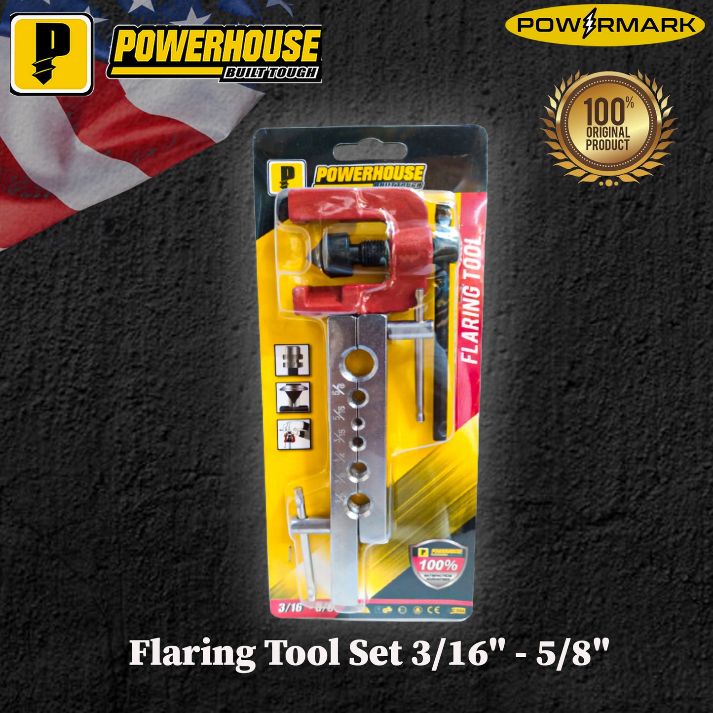 POWERHOUSE Flaring Tool Set 3/16" - 5/8"