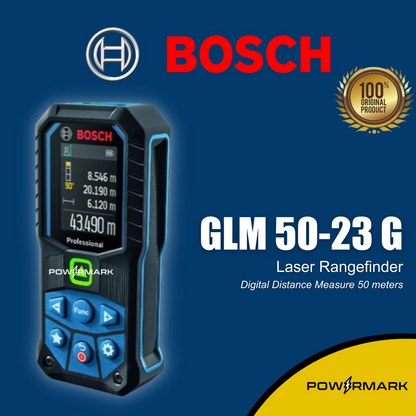 BOSCH GLM 50-23 G Laser Rangefinder / Digital Distance Measure 50 meters