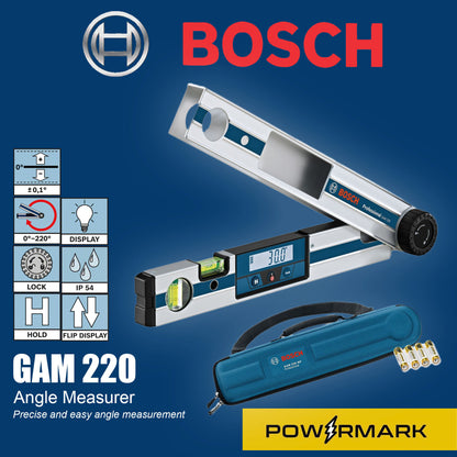 BOSCH GAM 220 Angle Measurer / Digital Angle Finder