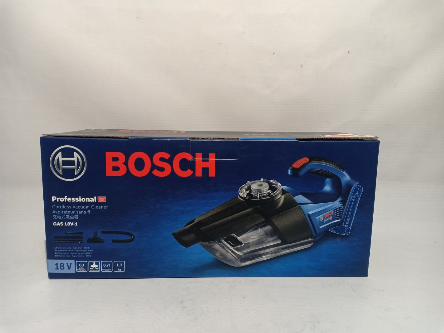 BOSCH GAS 18 V-1 Cordless Vacuum Cleaner (Bare Tool)