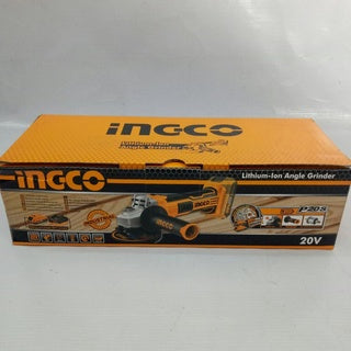 INGCO CAGLI1001 Lithium-Ion Angle Grinder 20V (BARETOOL)