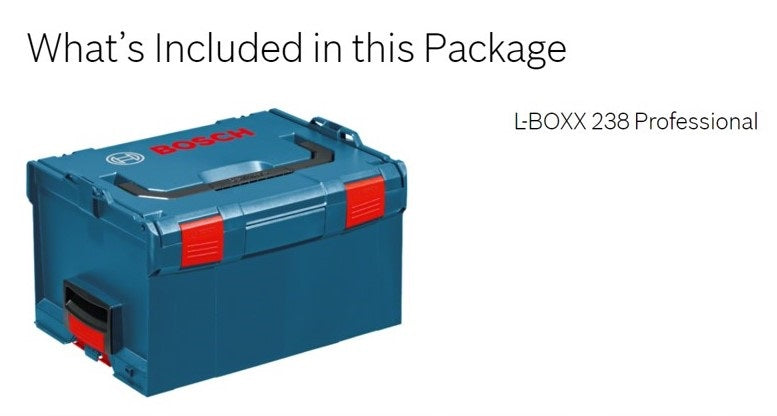 BOSCH L-BOXX 238 Carrying Case – Powermark