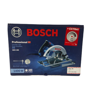 BOSCH GKS 190 Professional Circular Saw 1400W + Extra OptilineSawBlade for Wood 60T