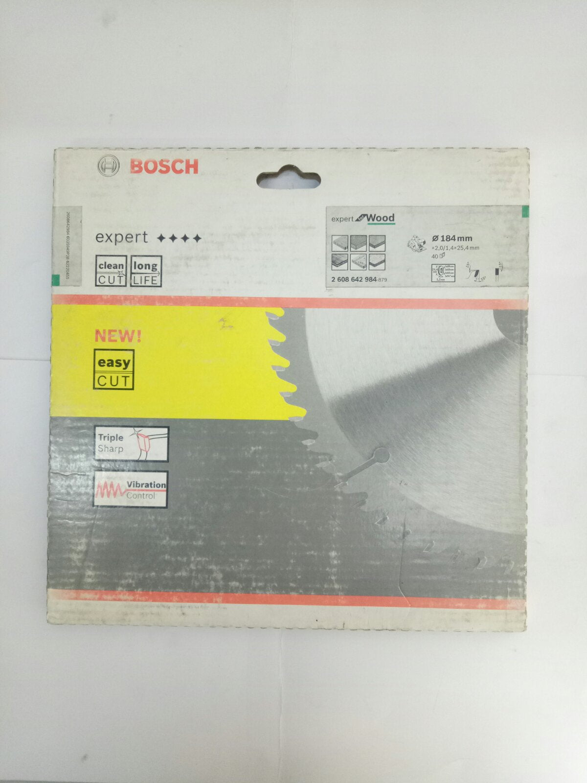 BOSCH 2608642984 Circular Saw Blade Expert for Woods 184mm 40T