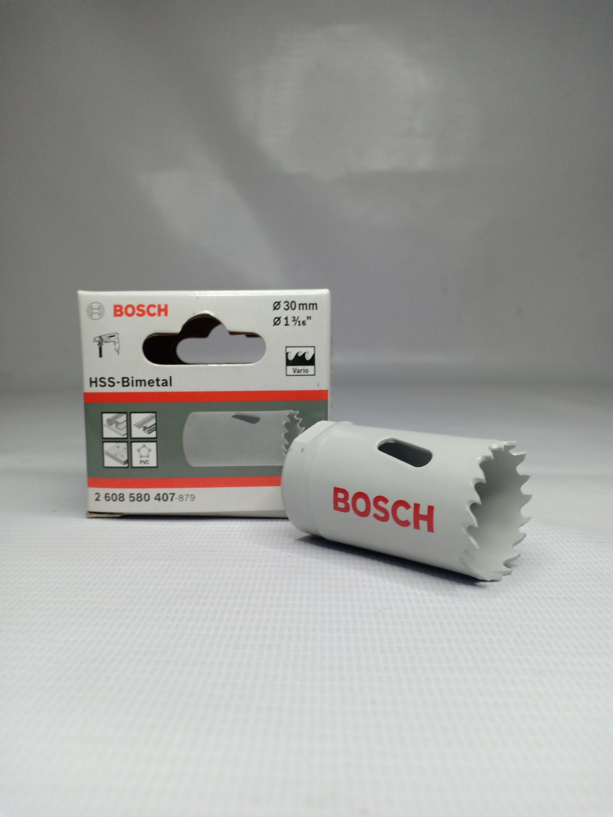 BOSCH 2608580407 HSS-Bimetal Hole Saw 1-3/16" x 30 mm