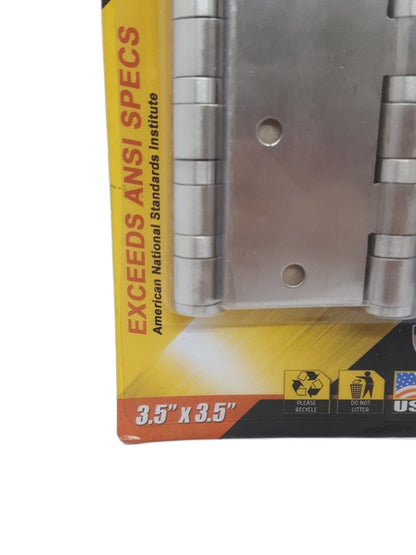 POWERHOUSE 4-Ball Bearing Hinges 3.5" x 3.5