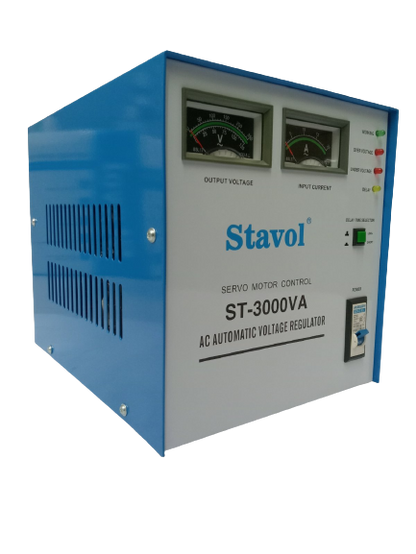 STAVOL ST-3000VA Automatic Voltage Regulator 3,000 VA AVR