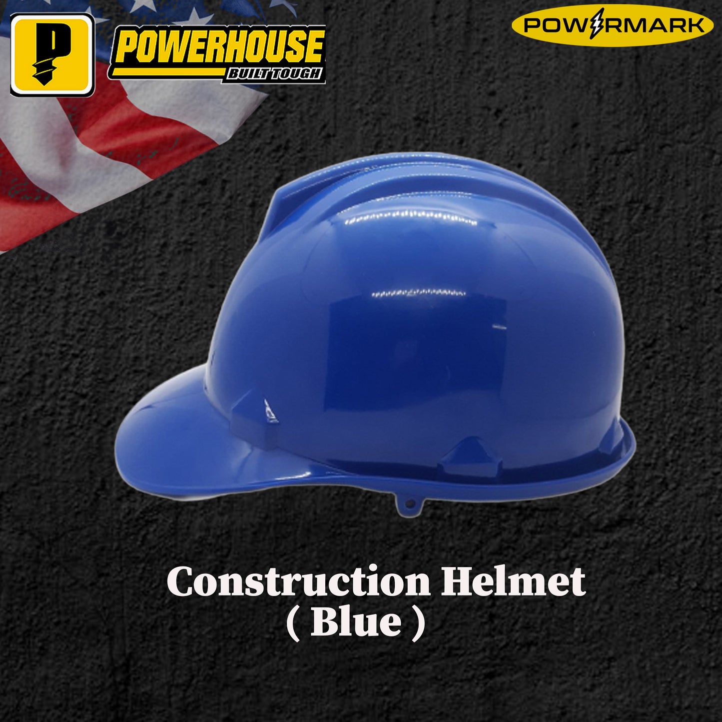 POWERHOUSE Construction Helmet (Blue)