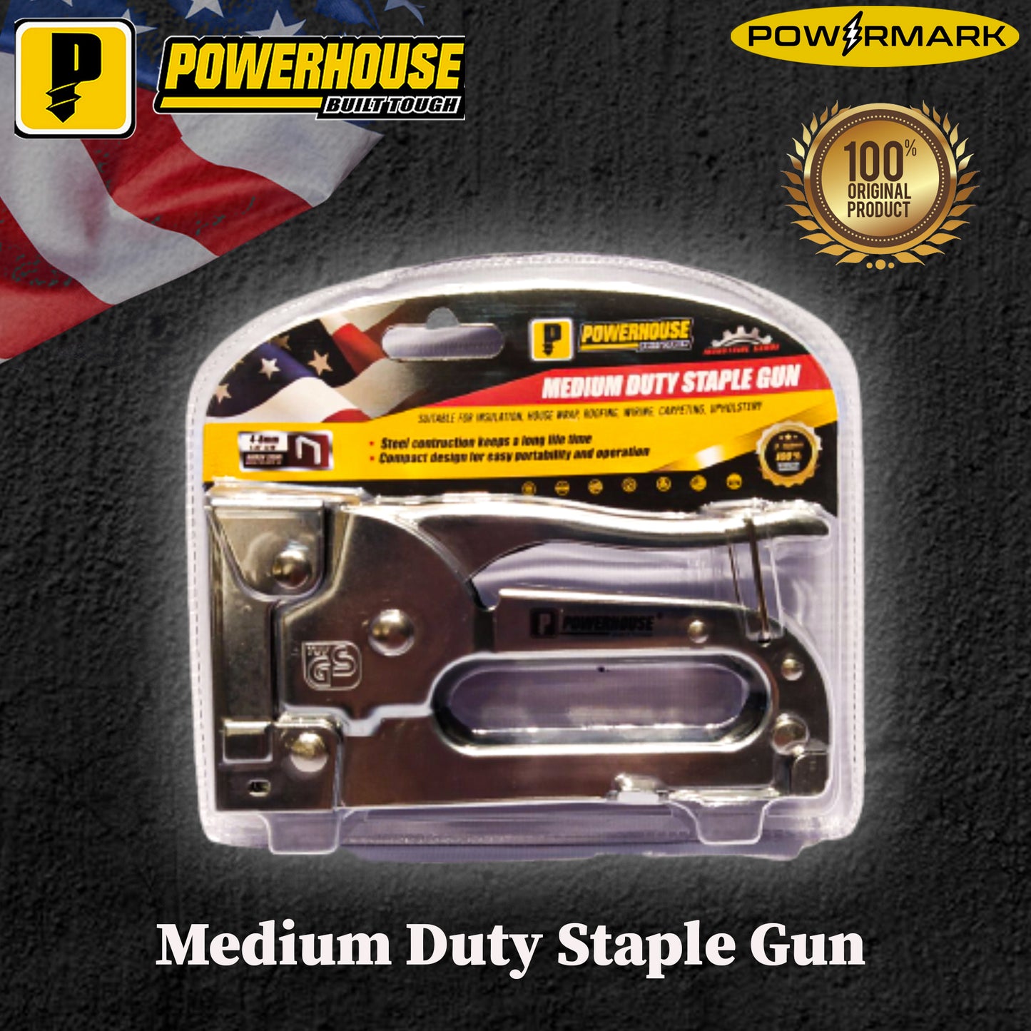 POWERHOUSE Medium Duty Staple Gun