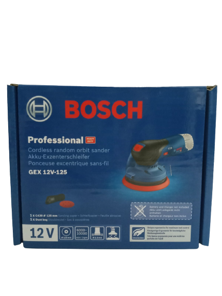 BOSCH GEX 12V-125 Cordless Random Orbit Sander (Bare Tool)