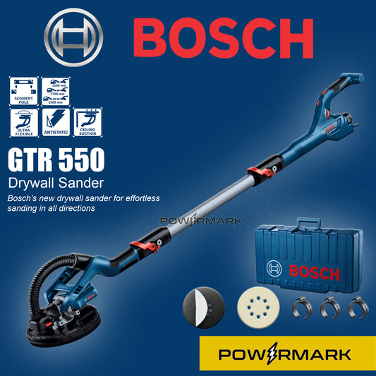 BOSCH GTR 550 Professional Drywall Sander 550W with Carrying Case