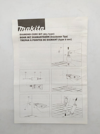 MAKITA A-85064 Golden Diamond Crown (6-1/2") for DBM130 and 8406 Diamond Core Hammer Dills