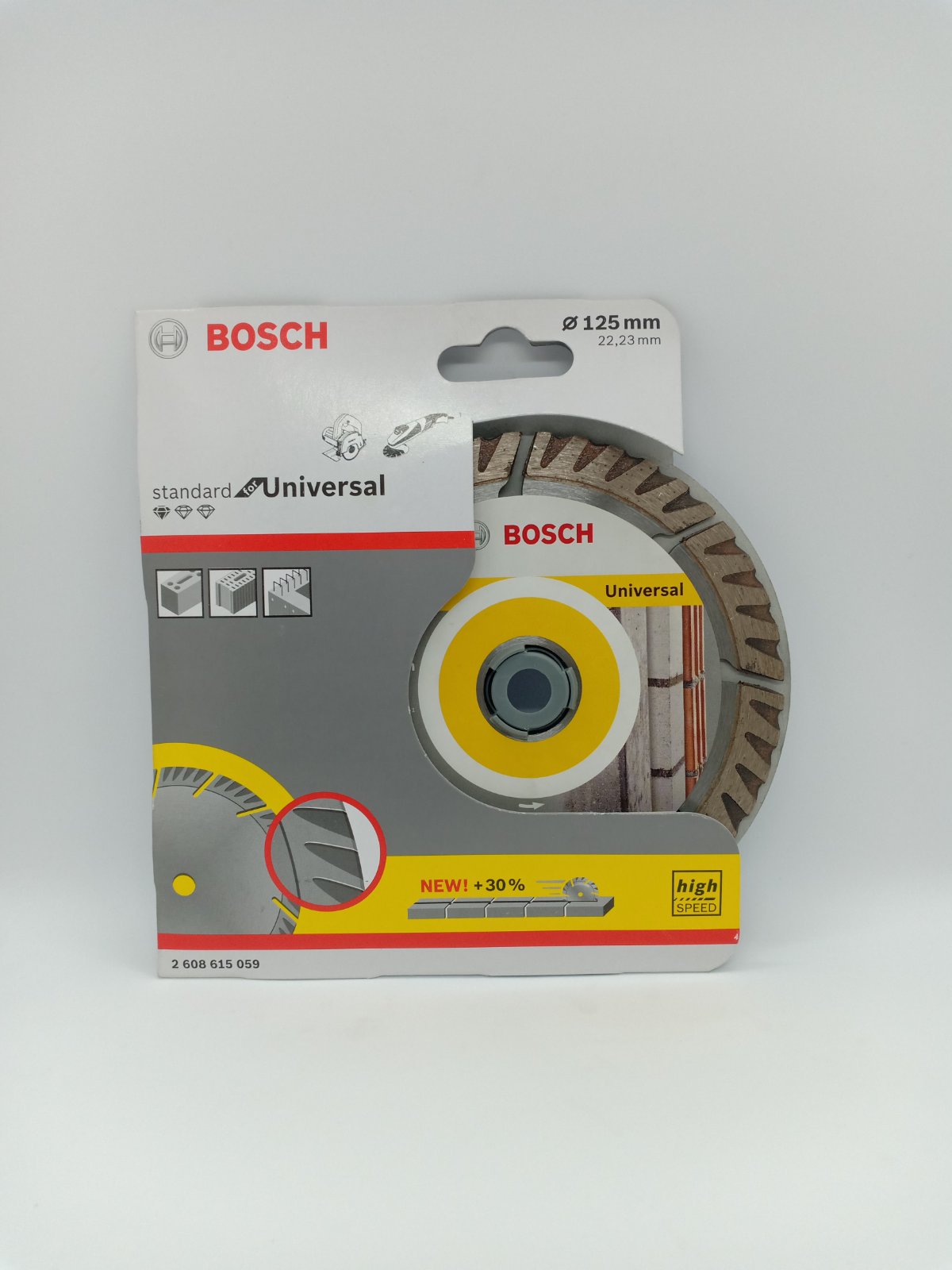 BOSCH 2608615059 Diamond Cutting Blade Standard for Universal 125 mm