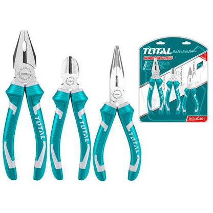 TOTAL THT1K0301 Industrial Pliers Set (3pcs.)