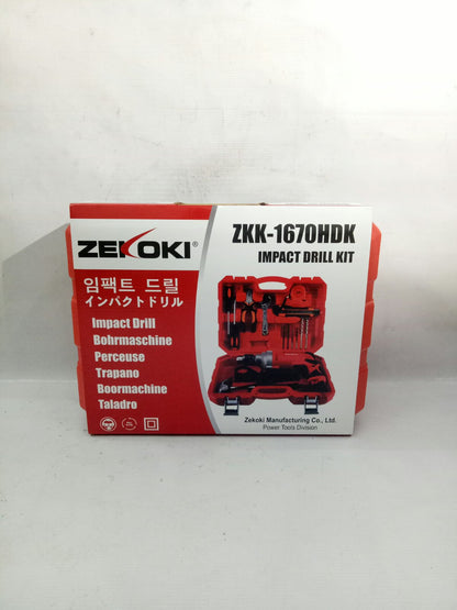 ZEKOKI ZKK-1670HDK Impact Drill with Tool Kit 710W