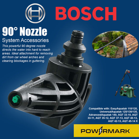 BOSCH F016800354 90° Nozzle for AQT High-Pressure Washers