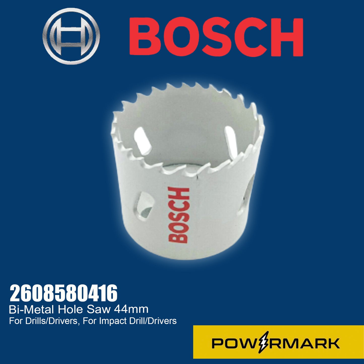 BOSCH 2608580416 BiMetal Hole Saw 44mm