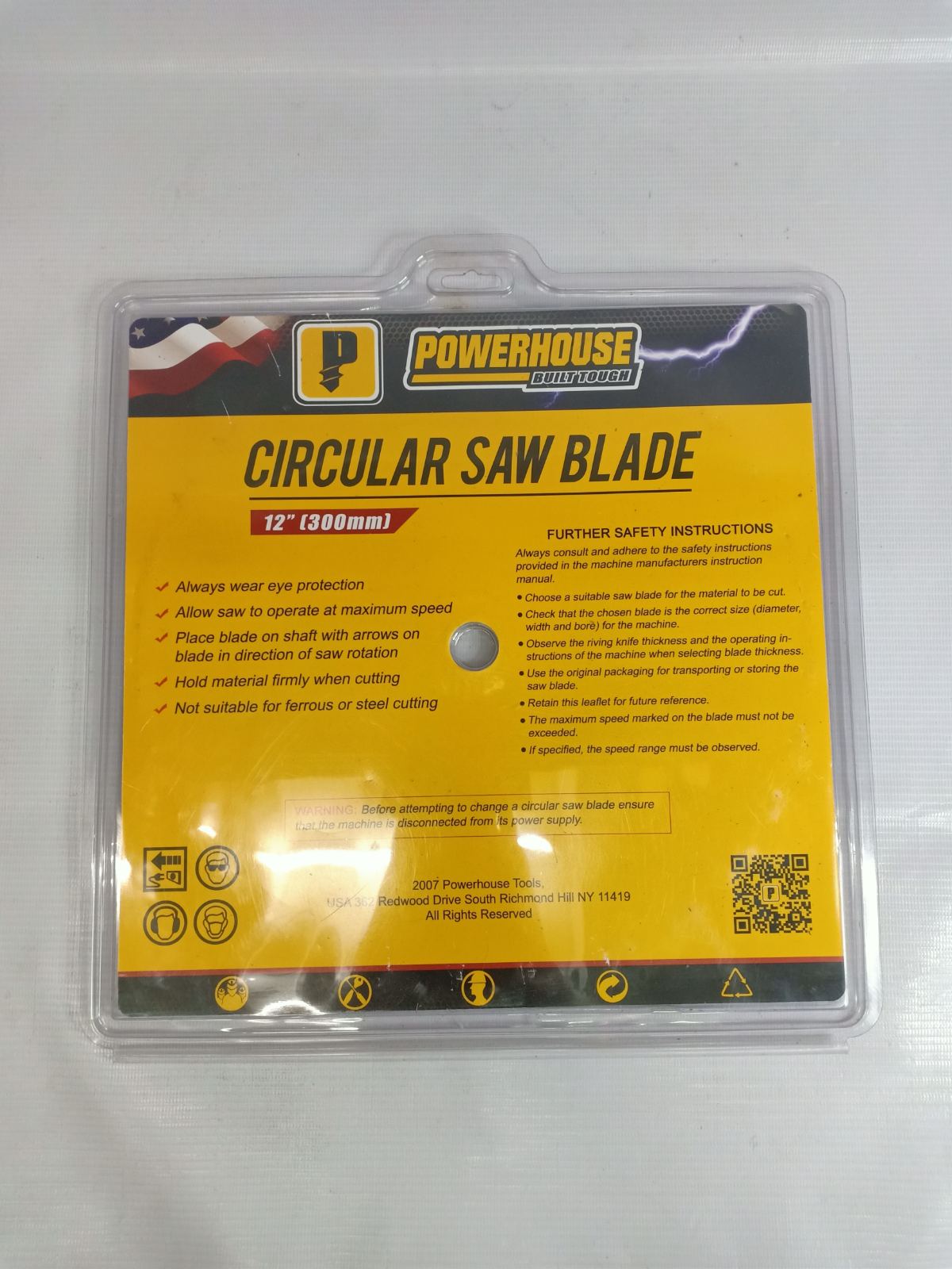 POWERHOUSE PH-CSWOOD-12"X30T Circular Saw Blade 12 inches for Wood 12" x 30T