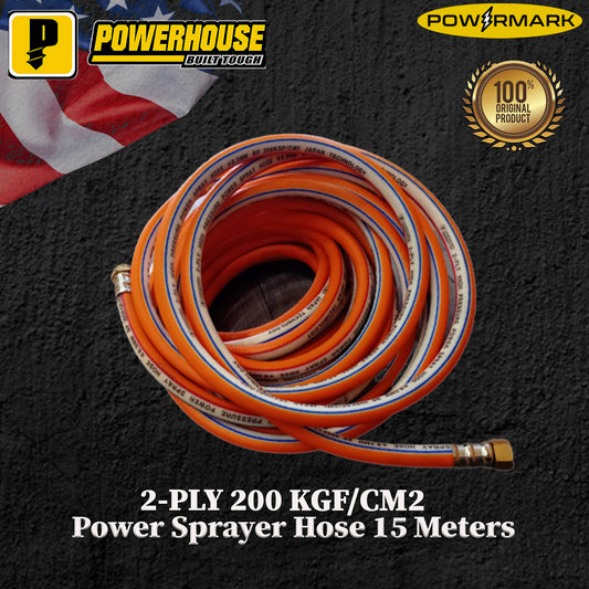 POWERHOUSE 2-PLY 200 KGF/CM2 Power Sprayer Hose 15 Meters