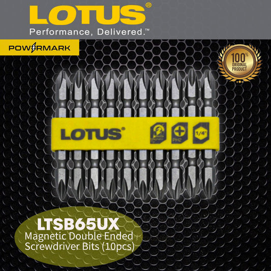 LOTUS LTSB65UX Magnetic Double Ended Screwdriver Bits (10pcs)