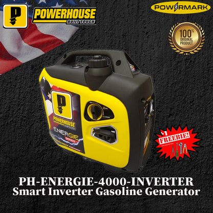 POWERHOUSE PH-ENERGIE-4000-INVERTER Smart Inverter Gasoline Generator + FREEBIE TOOL