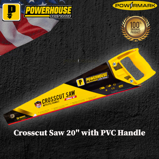 POWERHOUSE Crosscut Saw 20" with PVC Handle