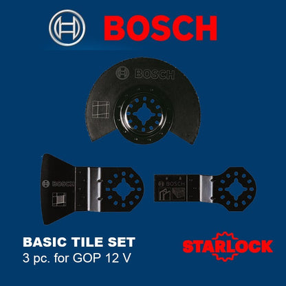 BOSCH 2608662342 Starlock Basic Tile Set for GOP 12V / 18V