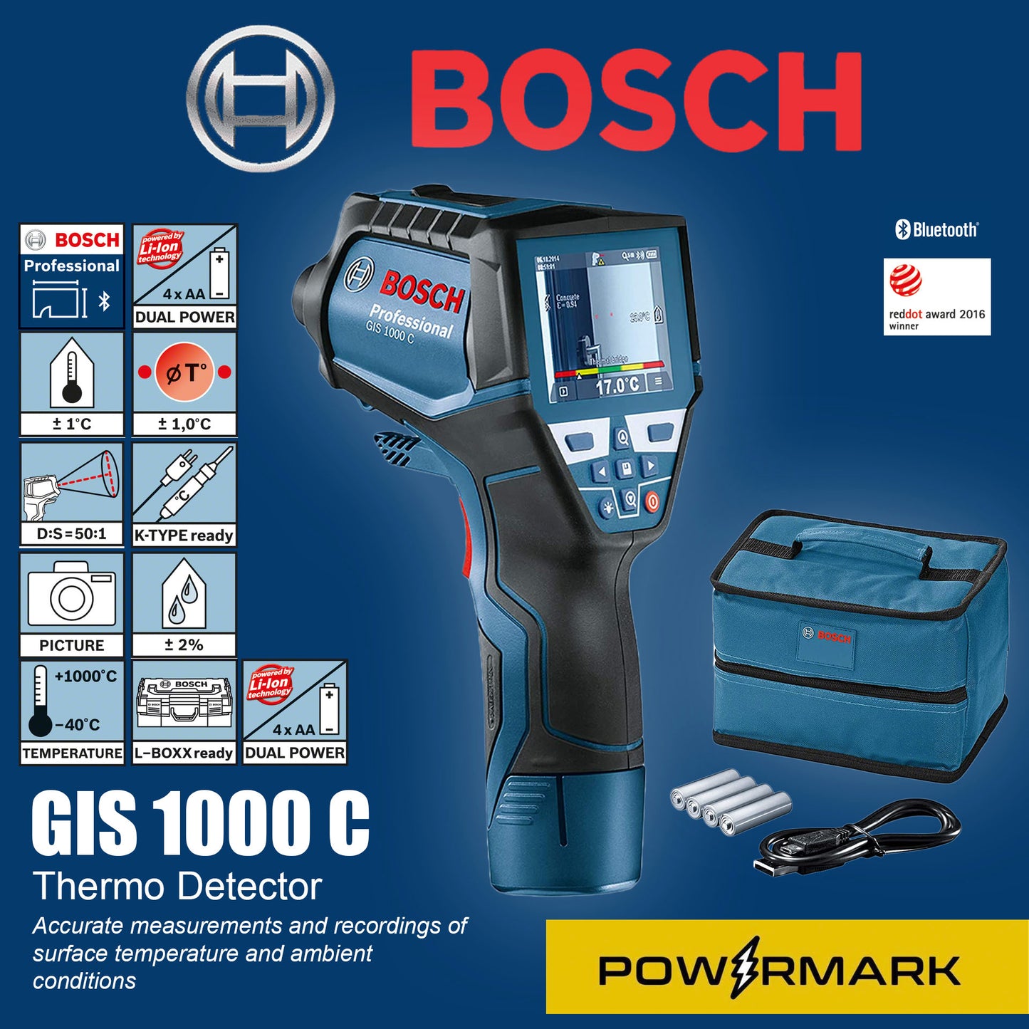 BOSCH GIS 1000 C Thermo Detector